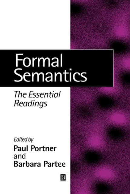Formal Semantics by Paul H. Portner PAPERBACK 9780631215424