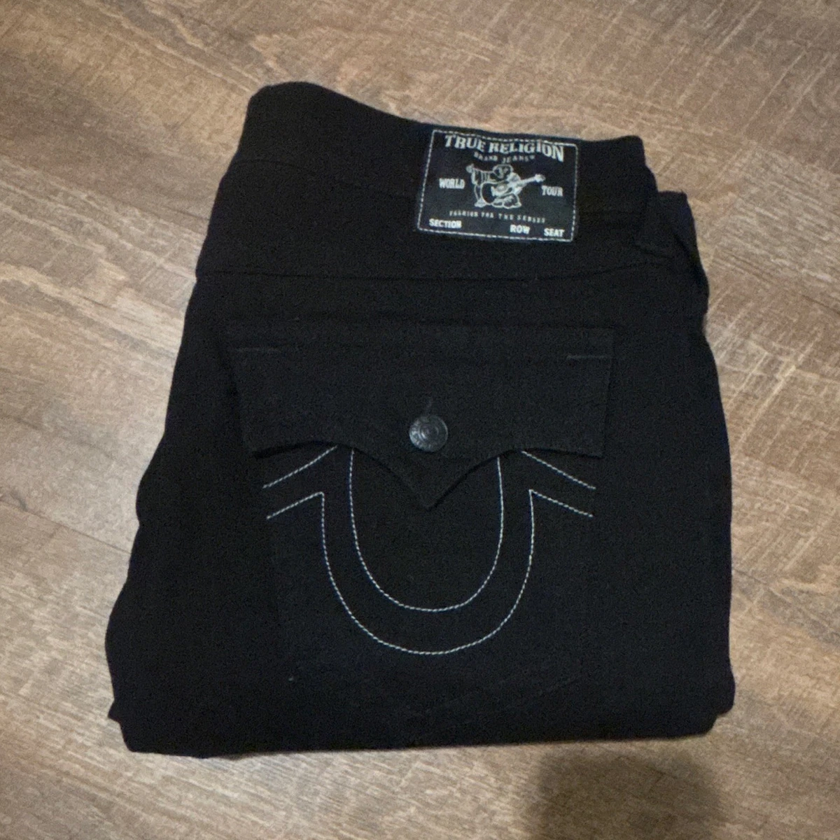True Religion Black Jeans for Men in 32 Inseam for sale | eBay