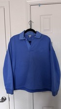 Loewe Blue Collared Sweatshirt Polo