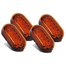 Partsam 4 luces LED  mbar de 10 LED para remolque, cami n, caravana, c mper, 4