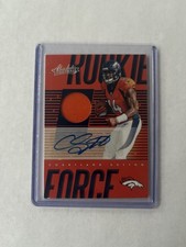 2018 Panini Absolute - Rookie Force Courtland Sutton #RF-CS Signatures (AU, MEM,