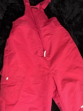 SwissTech Pink Snow Bib Pants XL/XG 14-16 Unisex Kids Insulated Winter Ski