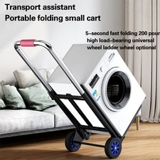 Heavy Duty Folding Lightweight Hand Sack Trolley Cart Wheel Truck Barrow UK