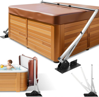 Hot Tub Cover Lifter, Rust-Proof Stainless Steel Spa Cover Lift, Fits Height 39 