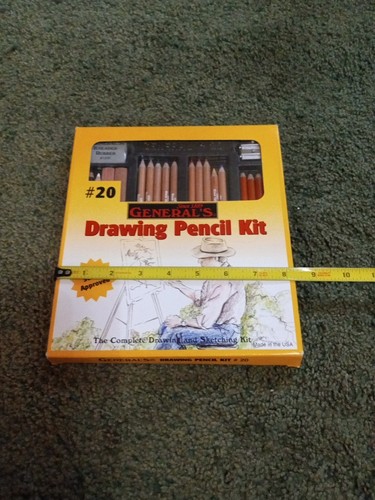 Vintage General's Drawing Pencil Kit USA In Box Great Complete Condition Rare - Picture 15 of 16