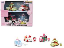 Hello Kitty And Friends Set Of 4 Diecast Figures And Cars Series By Jada Hello Kitty And Friends Set Of 4 Diecast Figures And Cars Series By Jada