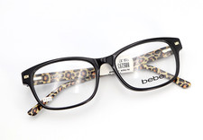 BEBE BB5193 001 Jet Black 53-16-140 Eyeglass Frames Flex Hinges F172