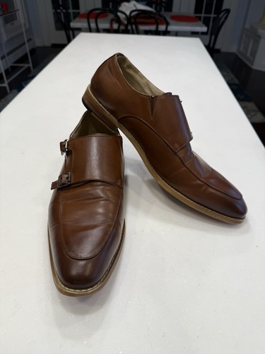 Antonio Cerrelli Double Monk Strap Brown Loafers - Men's Sz 12 Dress Shoes - Picture 10 of 10