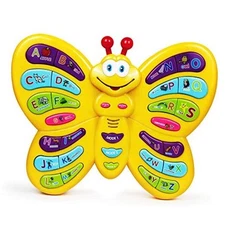Preschool ABC Learning Toy, Interactive Educational Butterfly Toy for 