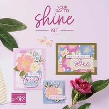 Stampin' UP! YOUR DAY TO SHINE KIT--COMPLETE--NO STAMPING!!