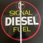 VINTAGE SIGNAL DIESEL FUEL GASOLINE OIL PORCELAIN SIGN — photo 4