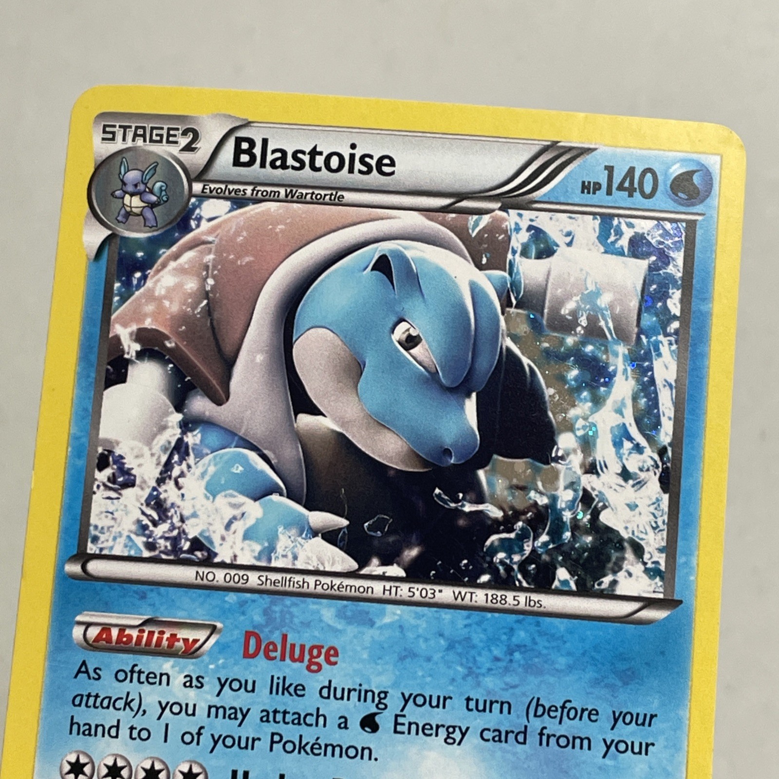 Pokemon TCG 2012 Plasma Blast Card -- Blastoise 16/101 Cosmos Holo