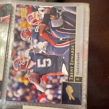 Upper Deck Trent Edwards Buffalo Bills NFL Football Sports Trading Card
