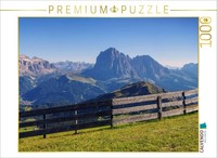 Calvendo Puzzle Langkofel And Plattkofel | 1000 Pieces, Finished Size 25.2 × 18.