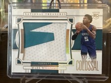 2022-23 Panini National Treasures Colossal Material Mark Williams (RC) /25