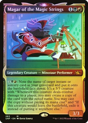 MTG FOIL Magar of the Magic Strings Showcase - Unfinity #263