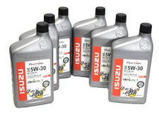 Isuzu FleetValue SAE 5W-30 Full Synthetic Motor Oil 6 qt For Gas Engines 6 Pack