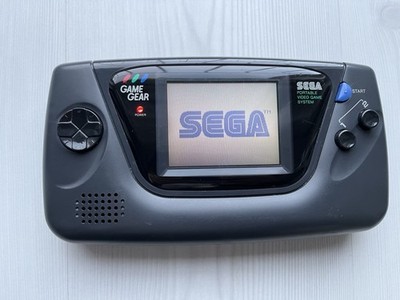 SEGA Game Gear Konsole - Schwarz (Neue SMD Kerko Kondensatoren getauscht) TOP