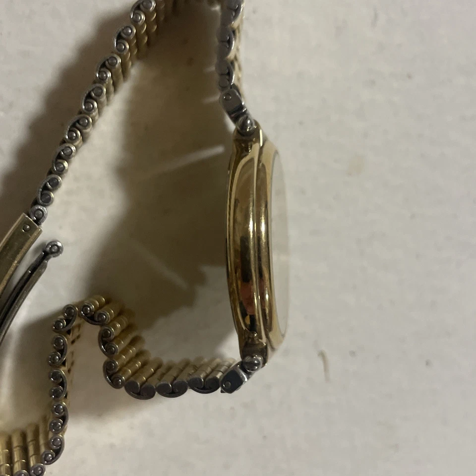 Reloj de cuarzo Zenith oro puntero fecha vintage años 70 raro Foto 4 de 4