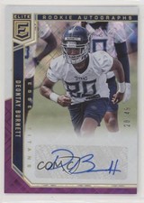 2018 Donruss Elite Rookie Purple 20/49 Deontay Burnett #RA-DB Auto qc6