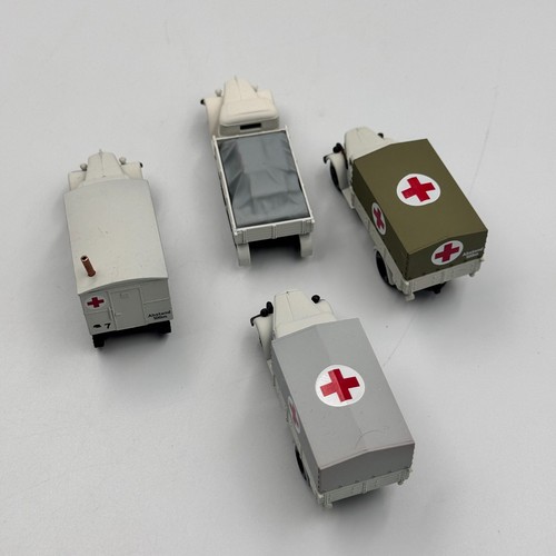 Cars Collection (4 pcs) Snowbound MedEvac Column German Army scale 1/87 (H0) - Picture 4 of 10