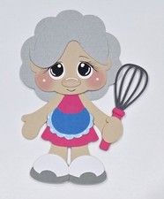 Baking With Grandma. Scrapbook, Card Making Paper Piecing