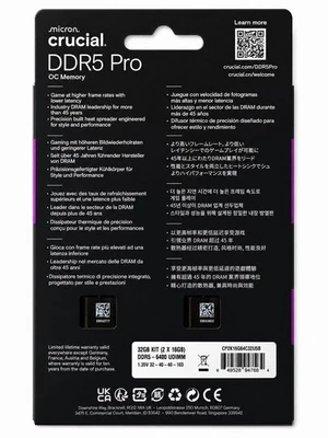 32GB DDR5 6400 listing on ebay