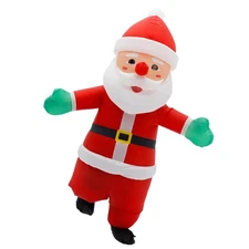 Inflatable Costume Santa Claus Adult Blow Up Christmas Cosplay Party Xmas Suit
