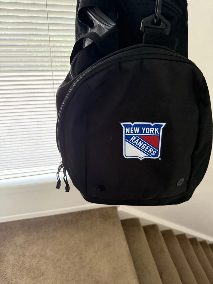 New York Rangers Duffel Bag Black with Team Logo - Image 2 of 4