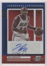 2021-22 Contenders Optic Legendary Blue Prizm 64/75 Tim Hardaway Auto HOF 1u6