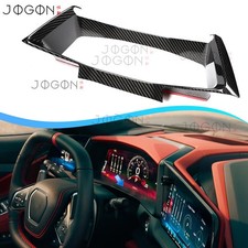 Real Carbon Fiber Speedometer Cluster Cover For Corvette C8 Stingray Z06 2026-27 Real Carbon Fiber Speedometer Cluster Cover For Corvette C8 Stingray Z06 2026-27