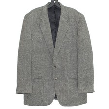 Circle S Vintage Western Sport Coat Gray 44L Country Club Rockabilly Old Money