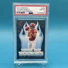 2024 PANINI DONRUSS WHITE HOT ROOKIES #WH8 JAYDEN DANIELS ROOKIE RC PSA 8