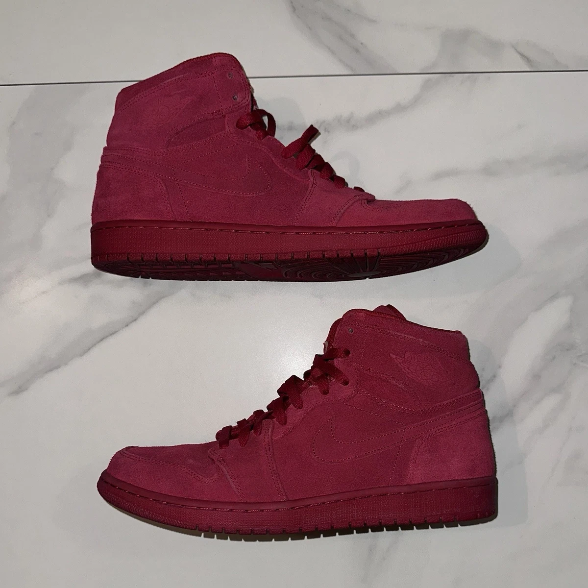 Jordan 1 Retro High Red Suede | eBay