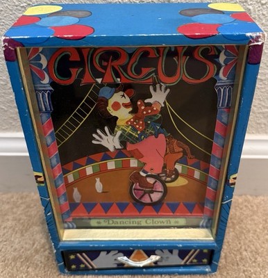 70s Koji Murai Dancing Clown Music Box Send in The Clowns Stephen Sondheim