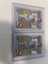 2020 1st Bowman Chrome Joe Ryan Mega Box Mojo Refractor + Base, RC Twin