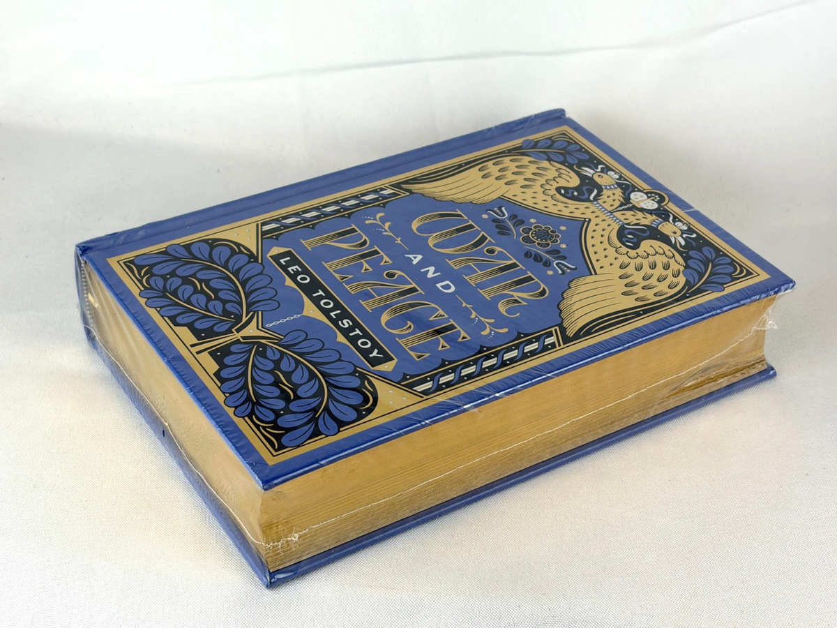 WAR AND PEACE by Leo Tolstoy Deluxe Leather Bound Classic *New