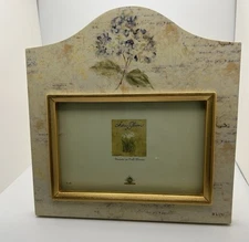 Cheri Blum Beauty in Full Bloom Hydrangea Gold Finish 6” x 4” Frame-Desktop/Wall