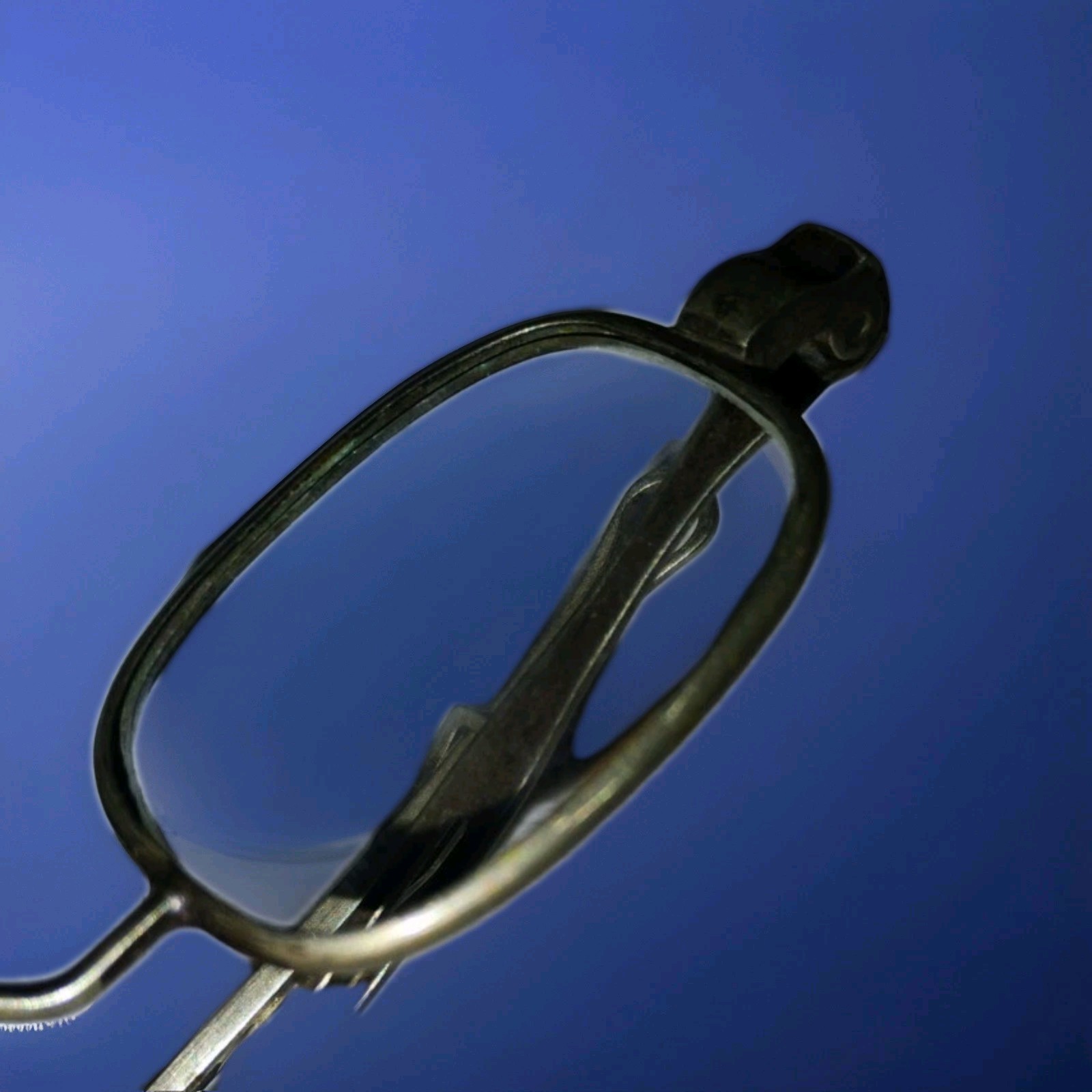 Antique Wire-rectangular Spectacles Sliding Templ… - image 20