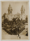 Vintage 1910 Lima, Peru Plaza Mayor & Metropolitan Cathedral Photos (2) — photo 3