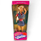 Mattel Barbie Back To School Fashion Doll Blond Denim Skirt #17099 Vintage 1996