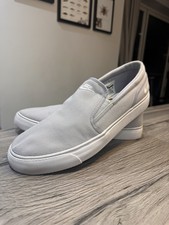 NIKE TOKI SLIP - ON LOW TOP GREY WHITE TRAINERS UK 9 EUR 44 (2017)