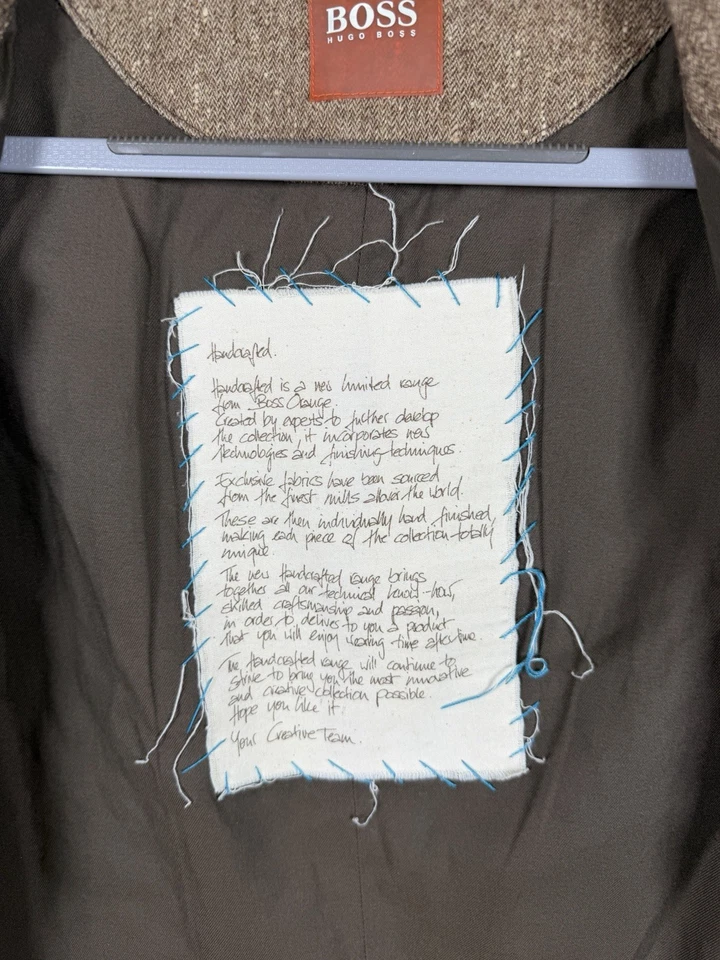 Boss By Hugo Boss Orange Label Men's Wool Silk Cashmere Blend Jacket Blazer M-L - Image 4 of 4