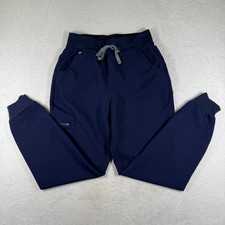 FIGS HW Zamora High Rise Jogger Scrub Pants Navy Blue Small W22SW2012 Technical