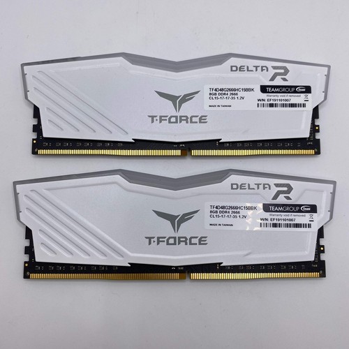 TeamGroup T-Force Delta RGB 16GB (2x8GB) RAM DDR4 2666MHz TF4D48G2666HC15BBK - Afbeelding 3 van 3