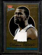 2003-04 Fleer Platinum Michael Finley Platinum Portraits Game Worn Patch 