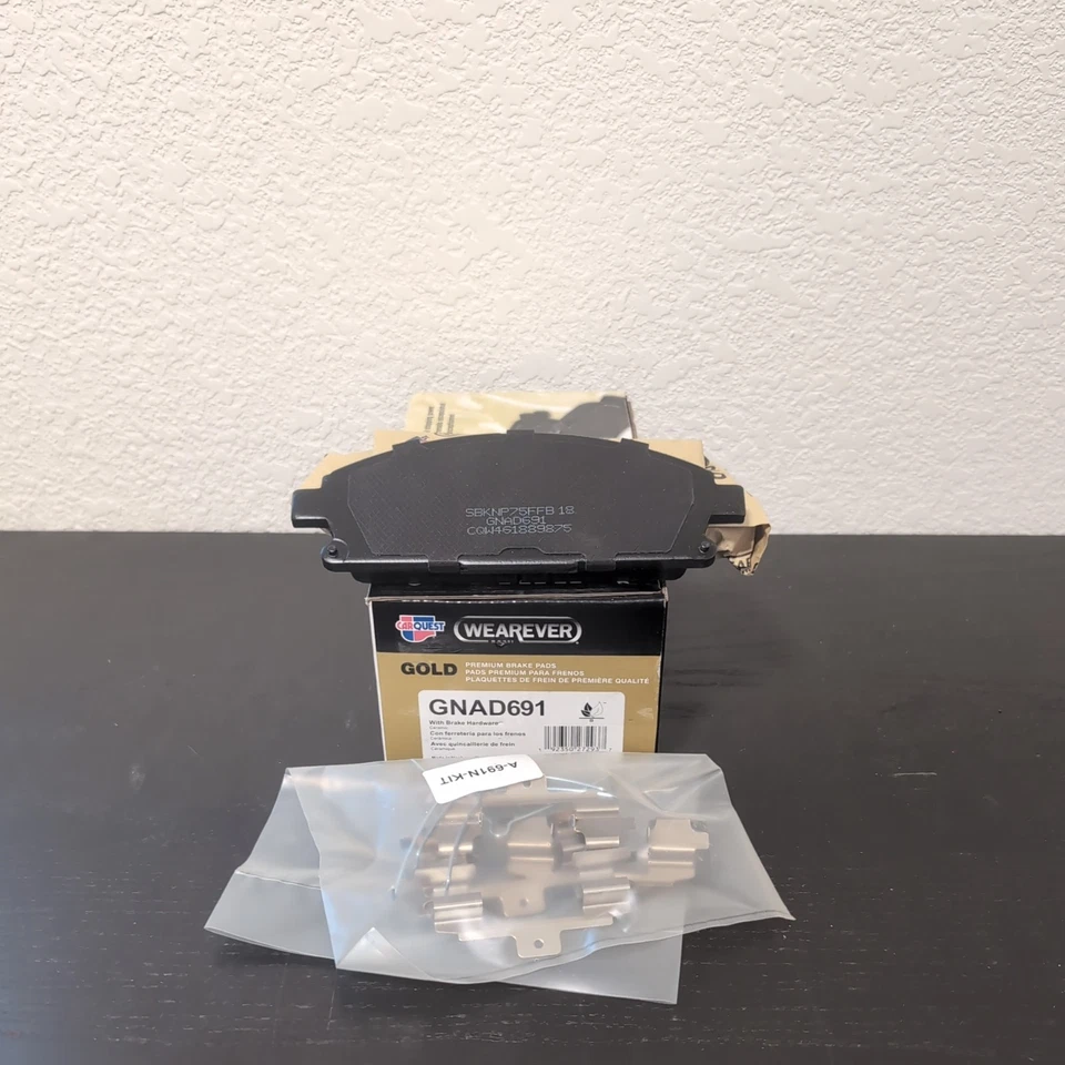 Juego Pastillas Freno Nissan/Infiniti/Acura - Pastillas Delanteras Cerámica Premium CARQUEST GNAD691 Foto 3 de 3