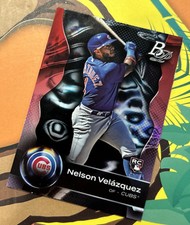 2023 Bowman Platinum Nelson Velazquez RC Cubs #48