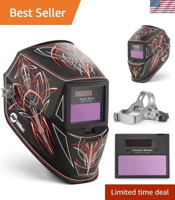 Classic Series Auto-Darkening Welding Helmet, ClearLight HD Optics, Shade 8-13