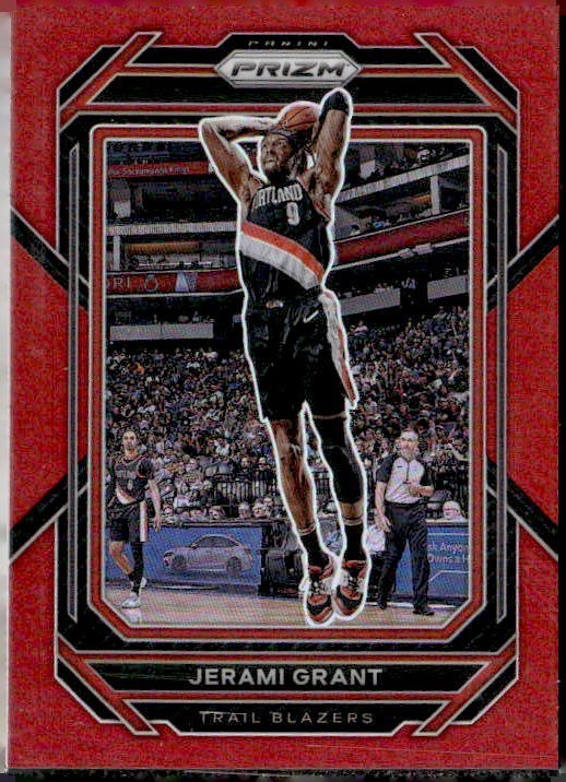 2022-23 Panini Prizm Jerami Grant #58 Red /299 Trailblazers